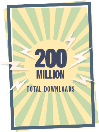200 Million Total Downloads